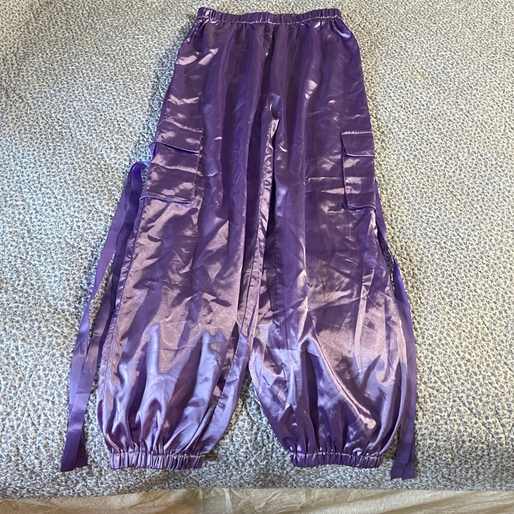 Shine purple pants